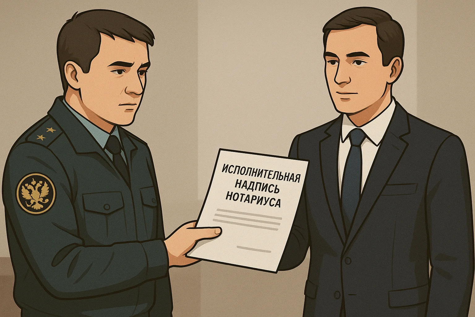 Исполнительная надпись нотариуса: мощный инструмент для взыскания долга без суда - изображение для юридической статьи