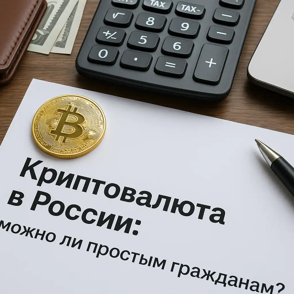 Криптовалюта для граждан РФ: что можно, а что нельзя в 2025 г. - изображение для юридической статьи